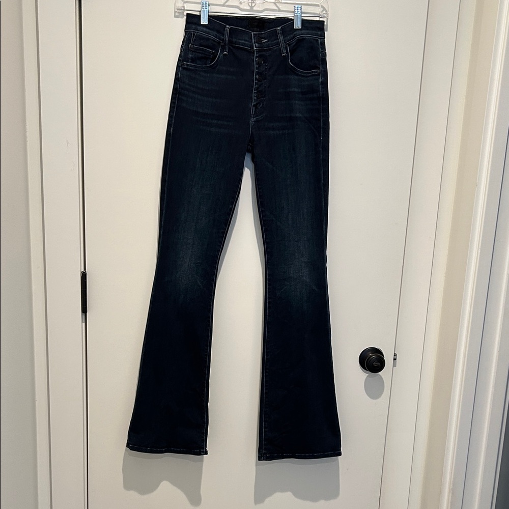 MOTHER Dark Blue Flare Jeans